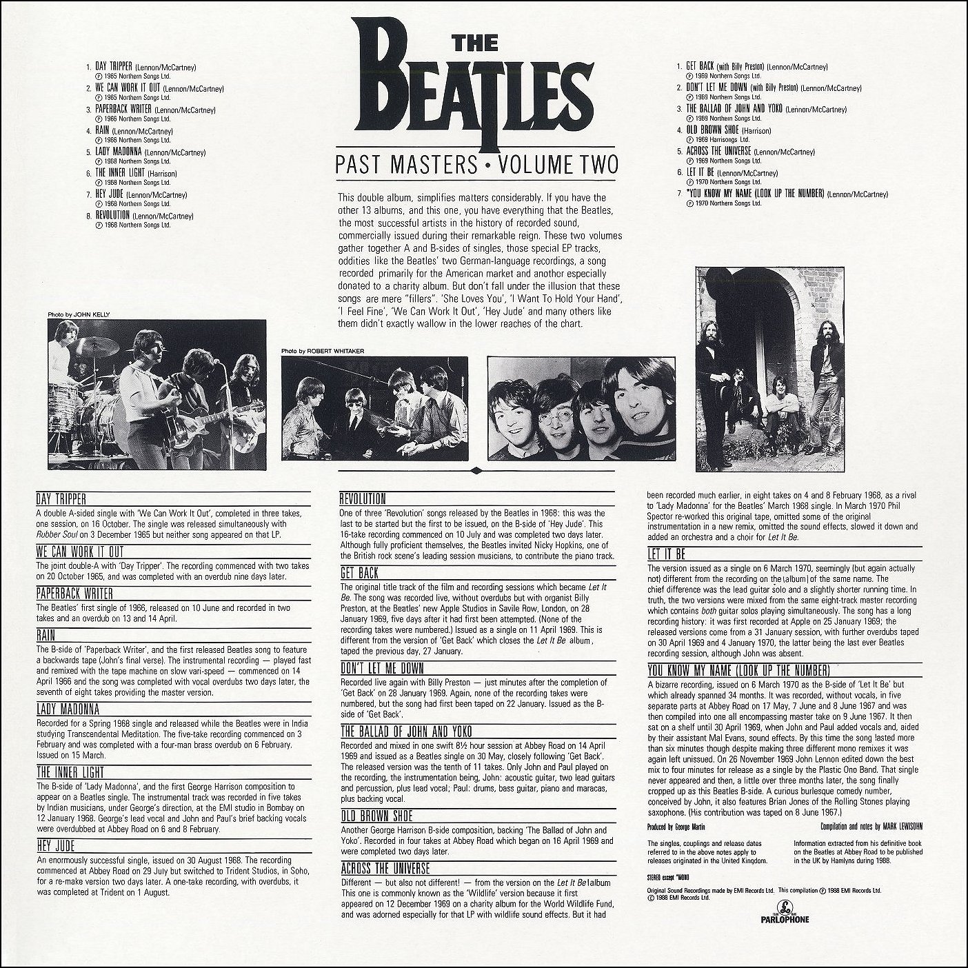 Beatles MIDI/MP3 Homepage - Past #2
