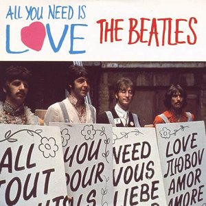 The Beatles - All You Need Is Love ( lyrics ) 
